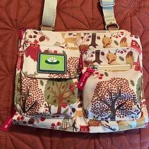 Super cute Lily Bloom woodland creatures crossbody bag